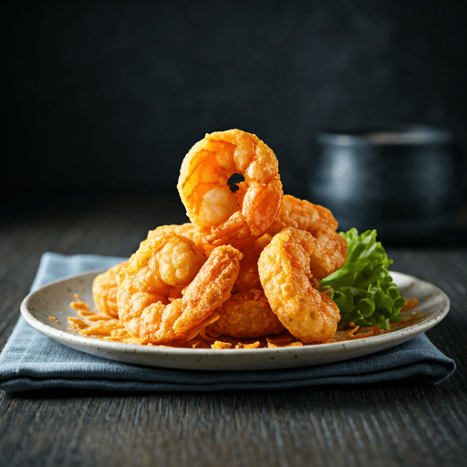 Whole shrimp wrapped in crispy pastry